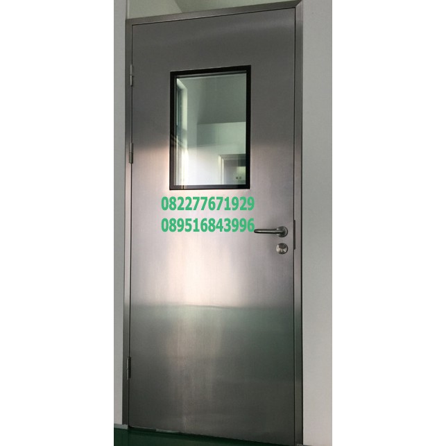 Pintu Laboratorium Dan Rumah Sakit Include Kusen Ss304 Stainless Steel Hermetic Door Clean Room Shopee Indonesia