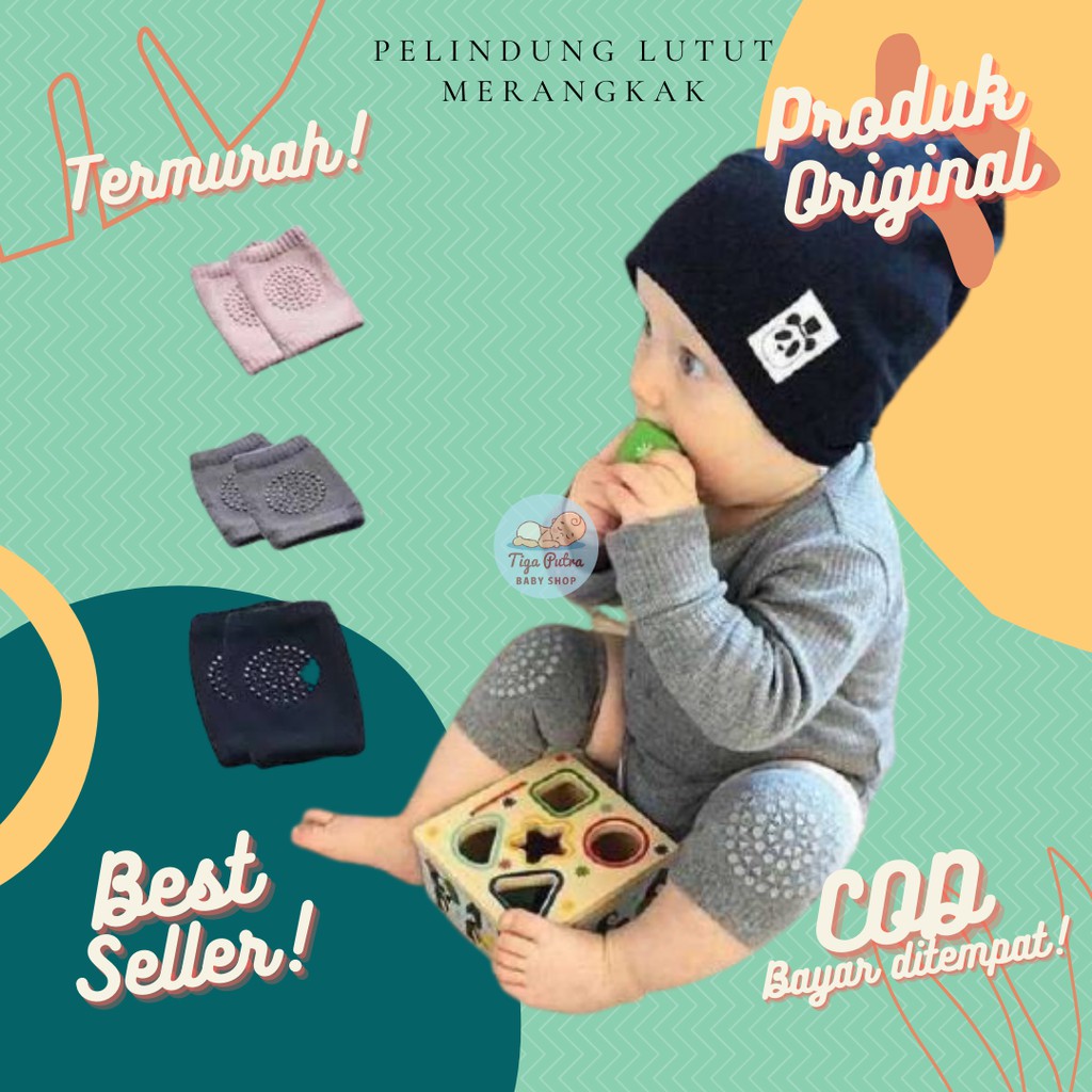 Pelindung Lutut Bayi Merangkak Nee Protector Baby Brangkang Dengkul Kaos Kaki Lutut Belajar Rangkak