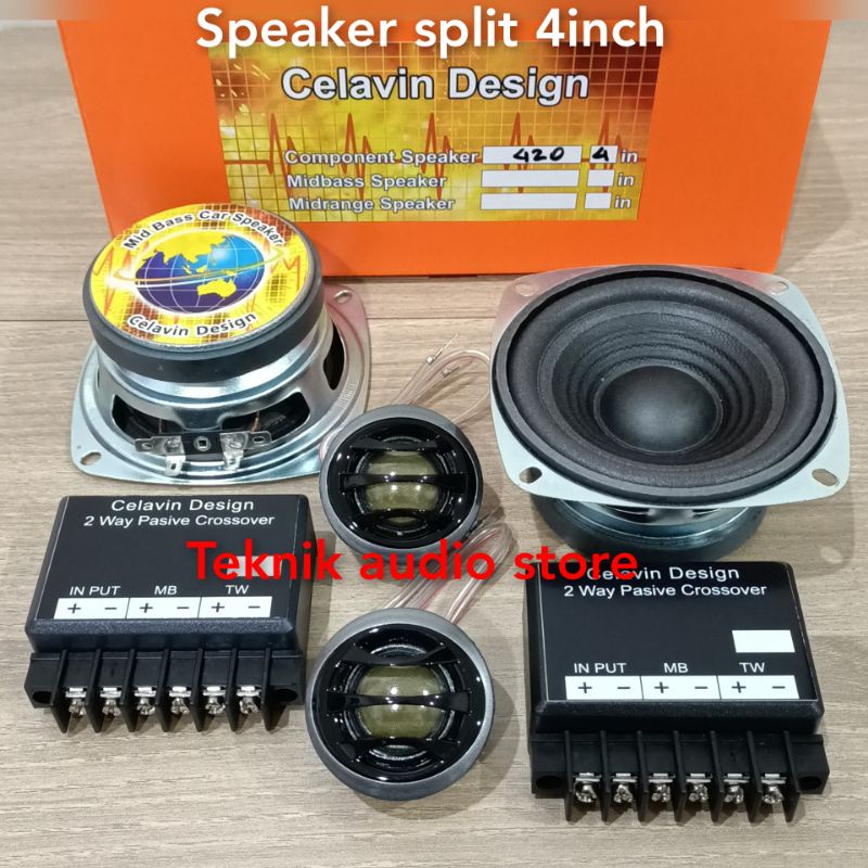 Speaker Split 4inch Celavin Design