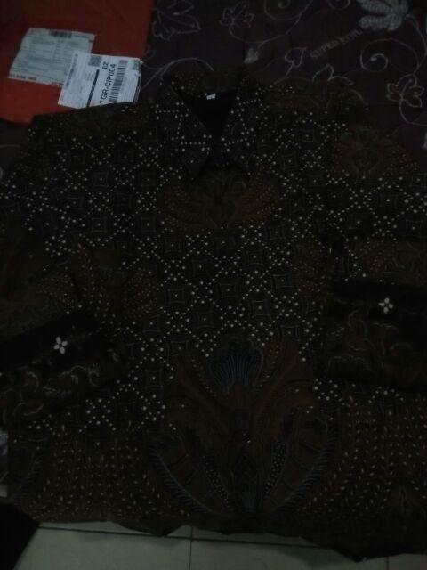 Anjasmara Sogan Kemeja Batik Pria Lapis Furing Katun Primisima Batik Coklat Batik Solo