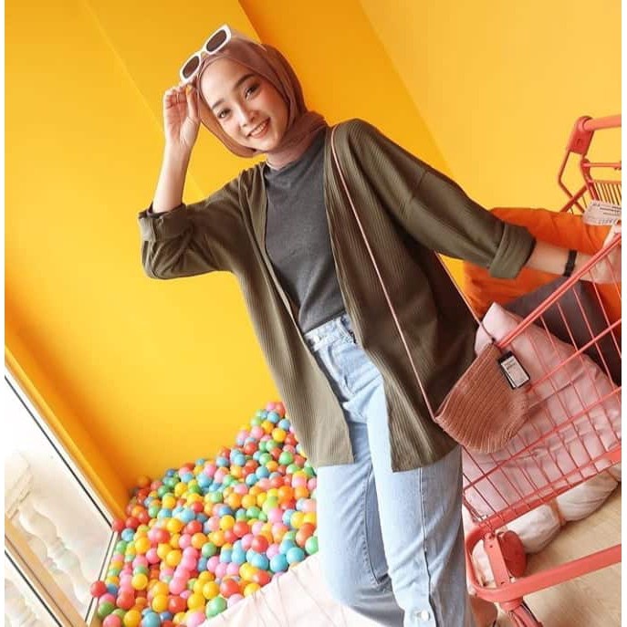 CARDY OUTER / Cardigan Oversize / Cardigan Wanita / Cardygan Rajut