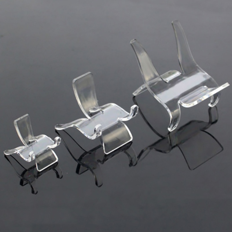 2pcs stand display Batu Kristal Bahan Akrilik