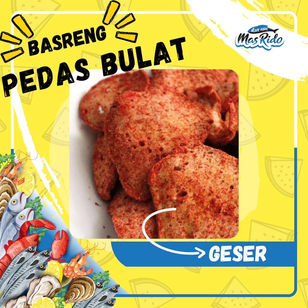 

Basreng Bulat Pedas Keripik Basreng Pedas Renyah Cemilan Basreng