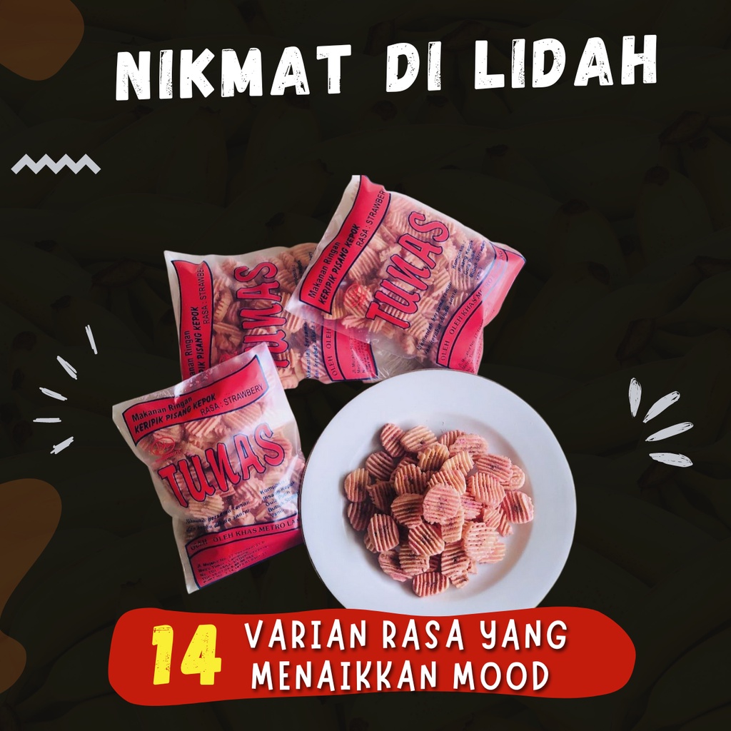

Keripik Pisang Rasa STRAWBERY Kripik Pisang Lampung Kripik Pisang 1kg Keripik Pisang Kepok