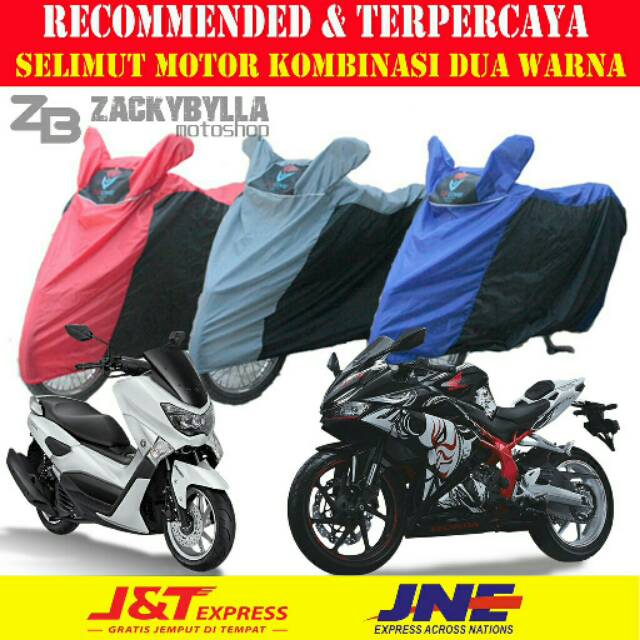 Cover Motor FUNCOVER Kombinasi Vixion, NMAX, CBR 150, Ninja 250, R15, R25, Xabre, dll