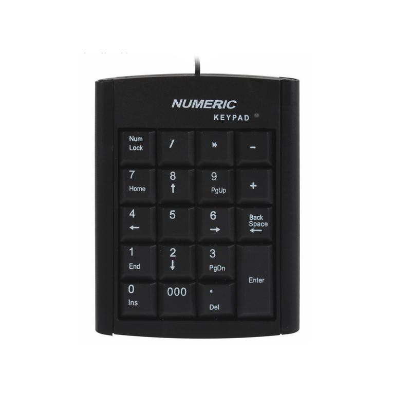 NUMERIC | KEYBOARD USB CENTRO NUMERIC (BLACK)