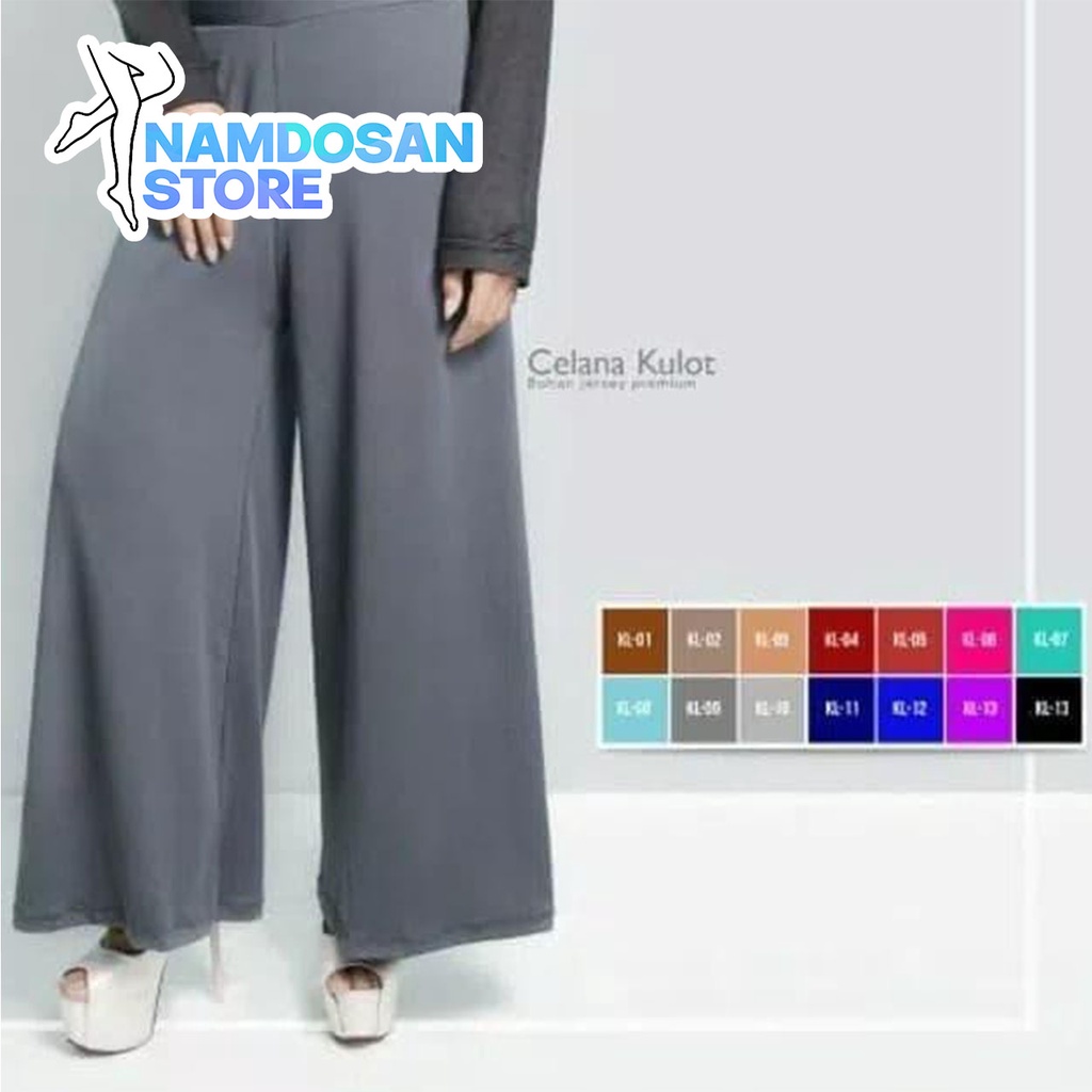 Celana Kulot Wanita - Standar &amp; Jumbo