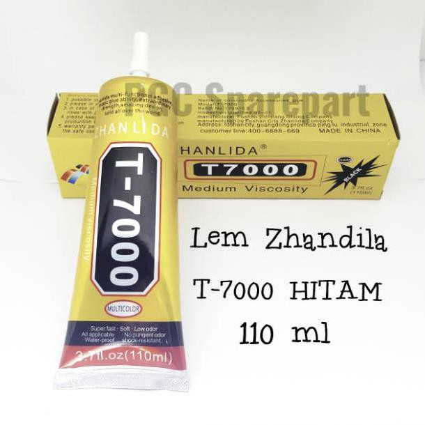 

LEM LCD TOUCHSCREEN BACKDOOR - ZHANLIDA T-7000 110ML WARNA HITAM - ZHANDILA ZHAN LI DA T7000 110 ML