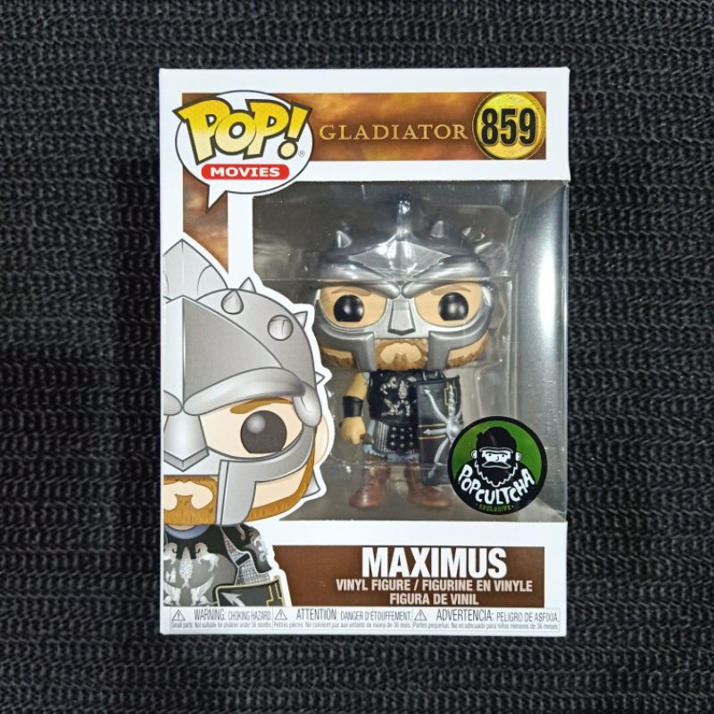 Funko Pop Gladiator : Maximus With Helmet #859 (Popcultcha Exclusive)