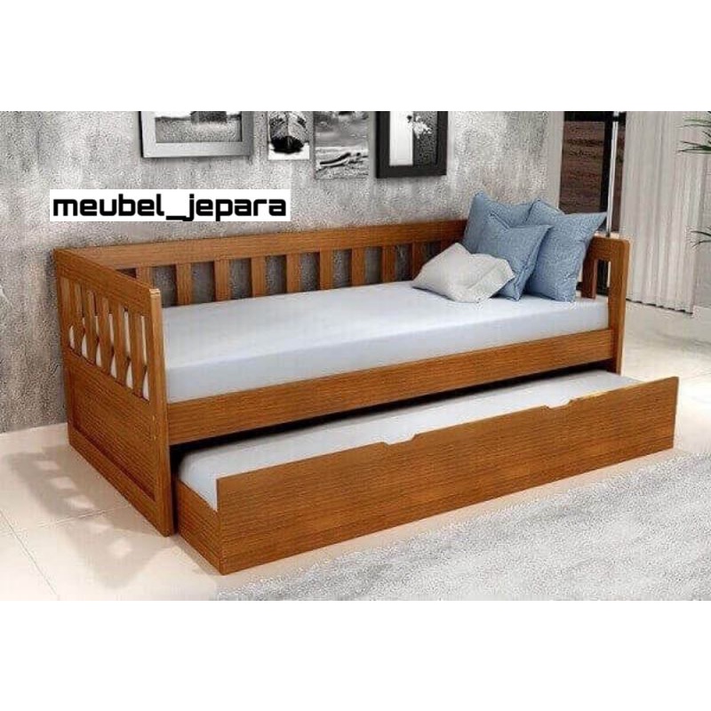 BALE BALE KAYU JATI TUA MINIMALIS/FURNITURE JEPARA