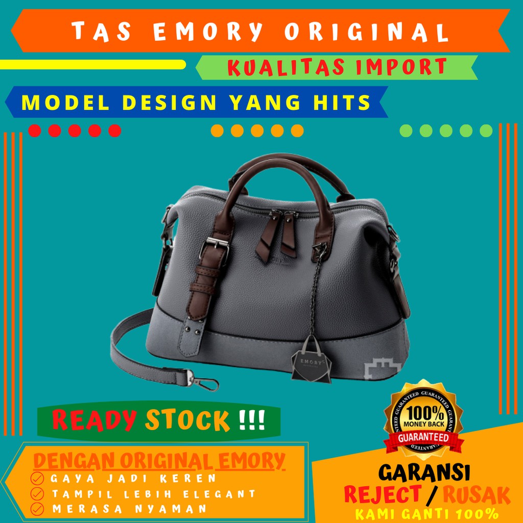 TAS BRANDED ORIGINAL EMORY ALLAYA 2648 GROSIR DAN ECERAN HANDBAG SLEMPANG WANITA IMPORT MURAH