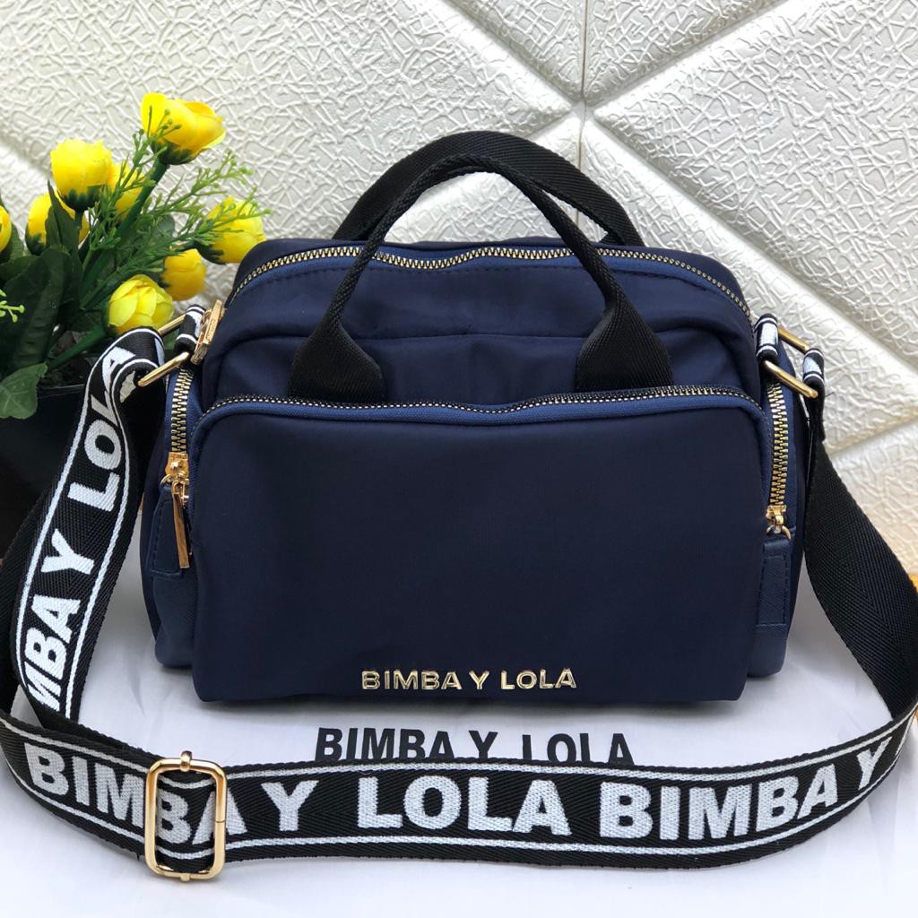 Tas Selempang Nylon Wanita Import Tenteng Slempang Cewek Simple Polos Kekinian Anti Air Waterproof