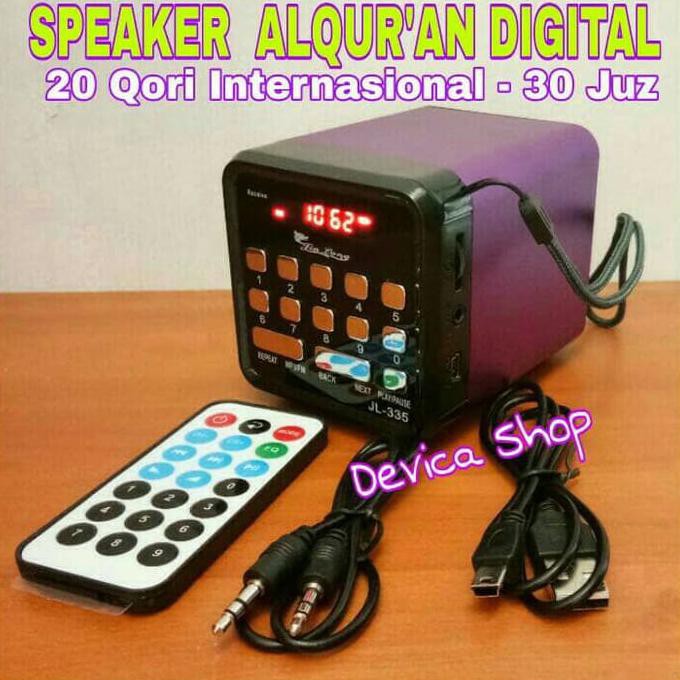 spaeaker alquran audio Murottal alquran digital + remote - Ungu