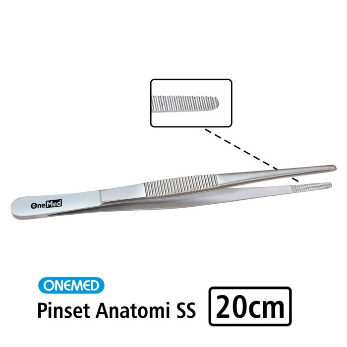 Pinset Anatomi / Anatomis 20cm Stainless Steel Onemed OJ