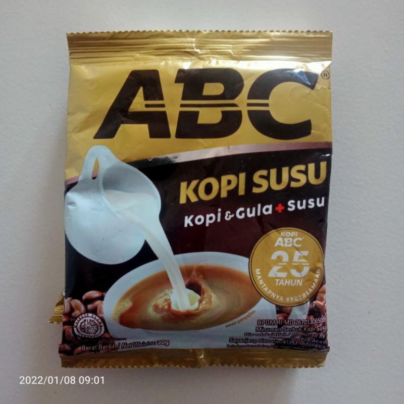 

ABC Kopi susu 10x 31gr