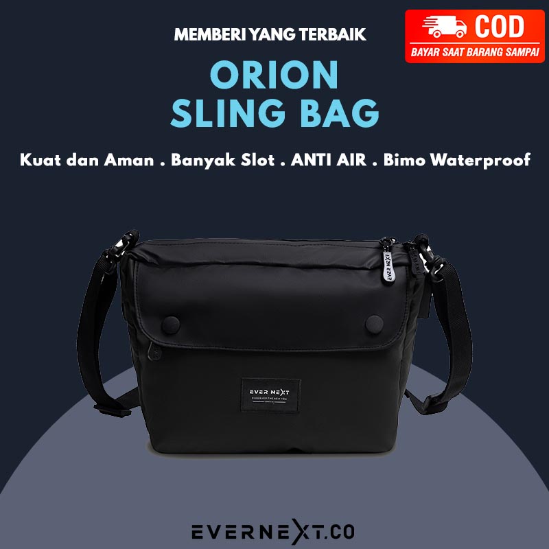 Tas Jinjing Orion Selempang Anti Air Slingbag Waistbag Tahan Lama Outdoor Kerja Kampus Kuliah COD