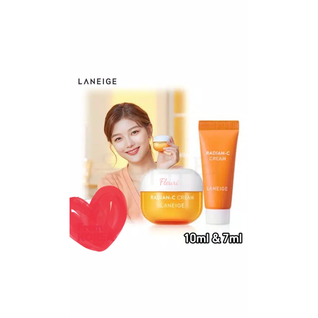 Laneige Radian C Cream 7ml &amp; 10ml (sample) Laneige Radian-C Cream Wajah Skincare Wajhh