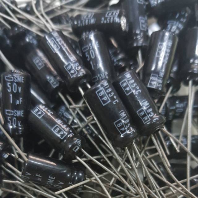 1UF 50V NP Non Polar SME Original