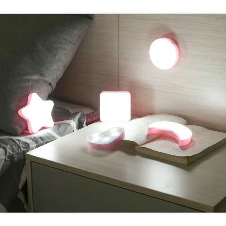 [WS] Touching LED Night Light USB Charging Stepless Dimming Magnetic /Lampu Tidur (MQ888)