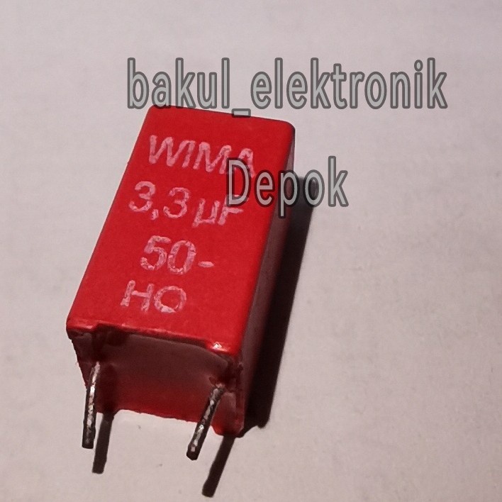 WIMA capacitor 3.3uf 50v