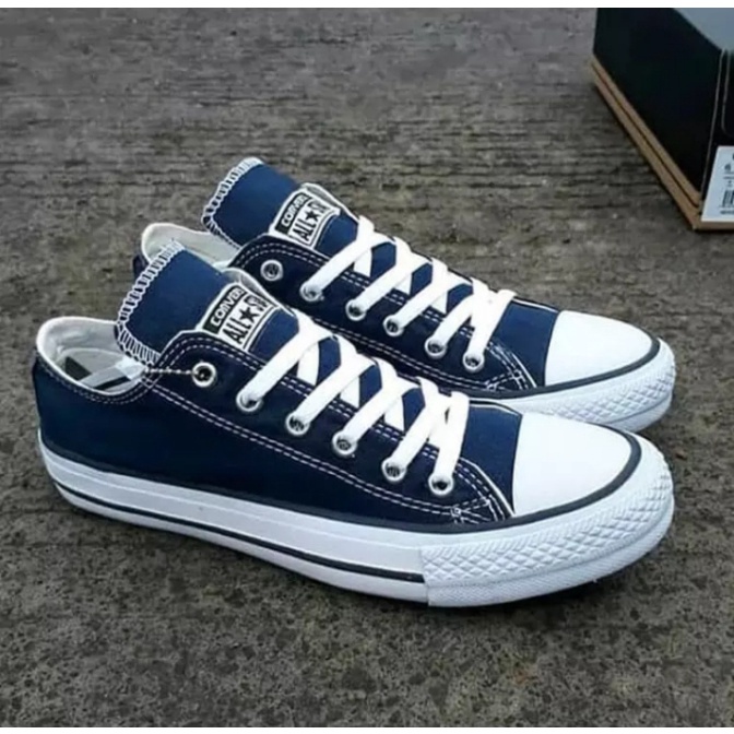 SEPATU CONVERSE79 ALL STAR CLASSIC NAVY LOW - SEPATU SNEAKERS CASUAL PRIA WANITA TERMURAH