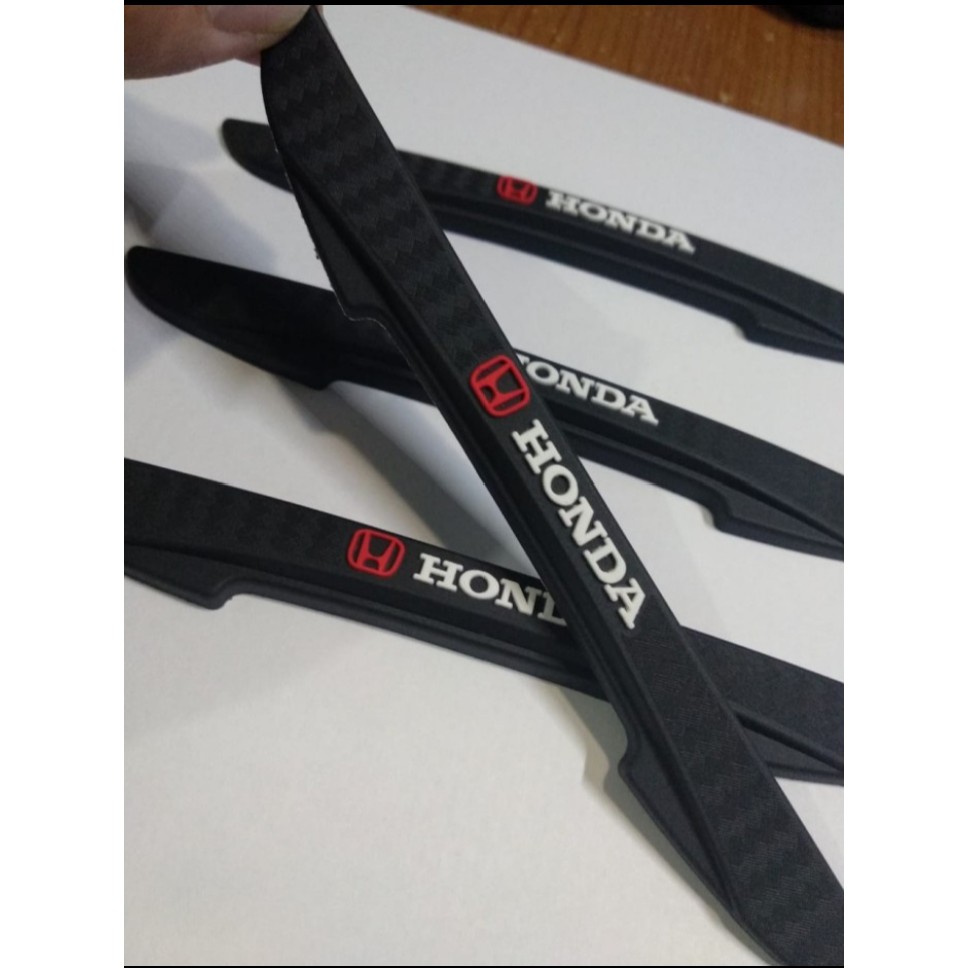 Door Guard Pelindung Pintu Mobil Carbon Logo Honda CRV