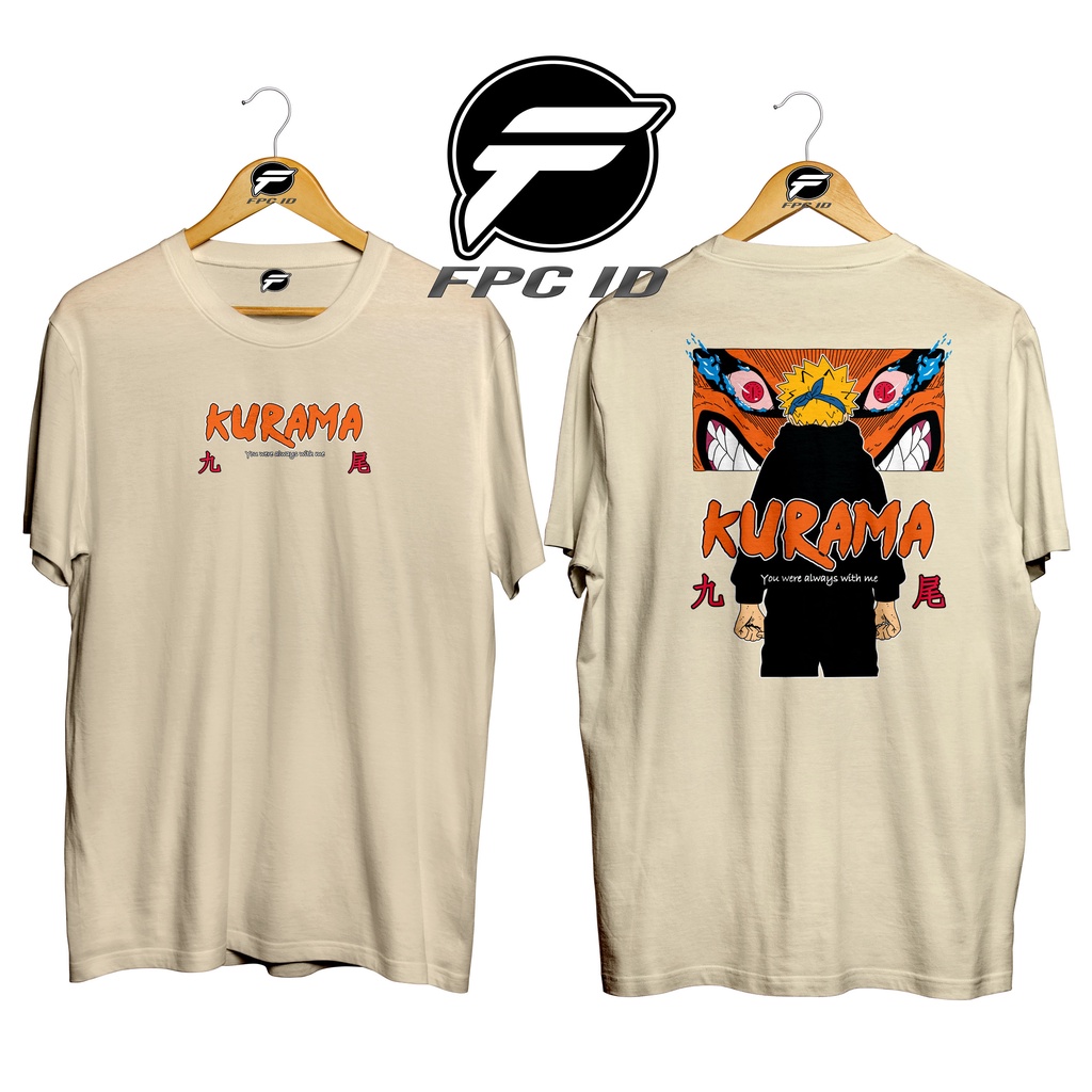 Kaos Anime Kurama Moment Naruto Cotton Combed 30s Premium Pilihan Favorit Fpc Id