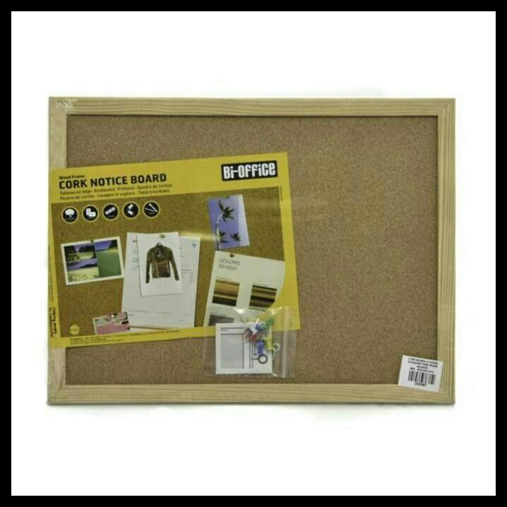 

Bi-Silque Papan Informasi / Corkboard / Pin Board 60 X 45 Cm