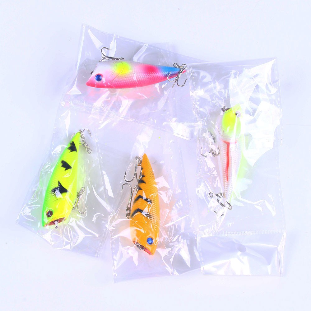 Hengjia 1pc Umpan Pancing Popper Apung Imitasi Ukuran 7cm 7.7g