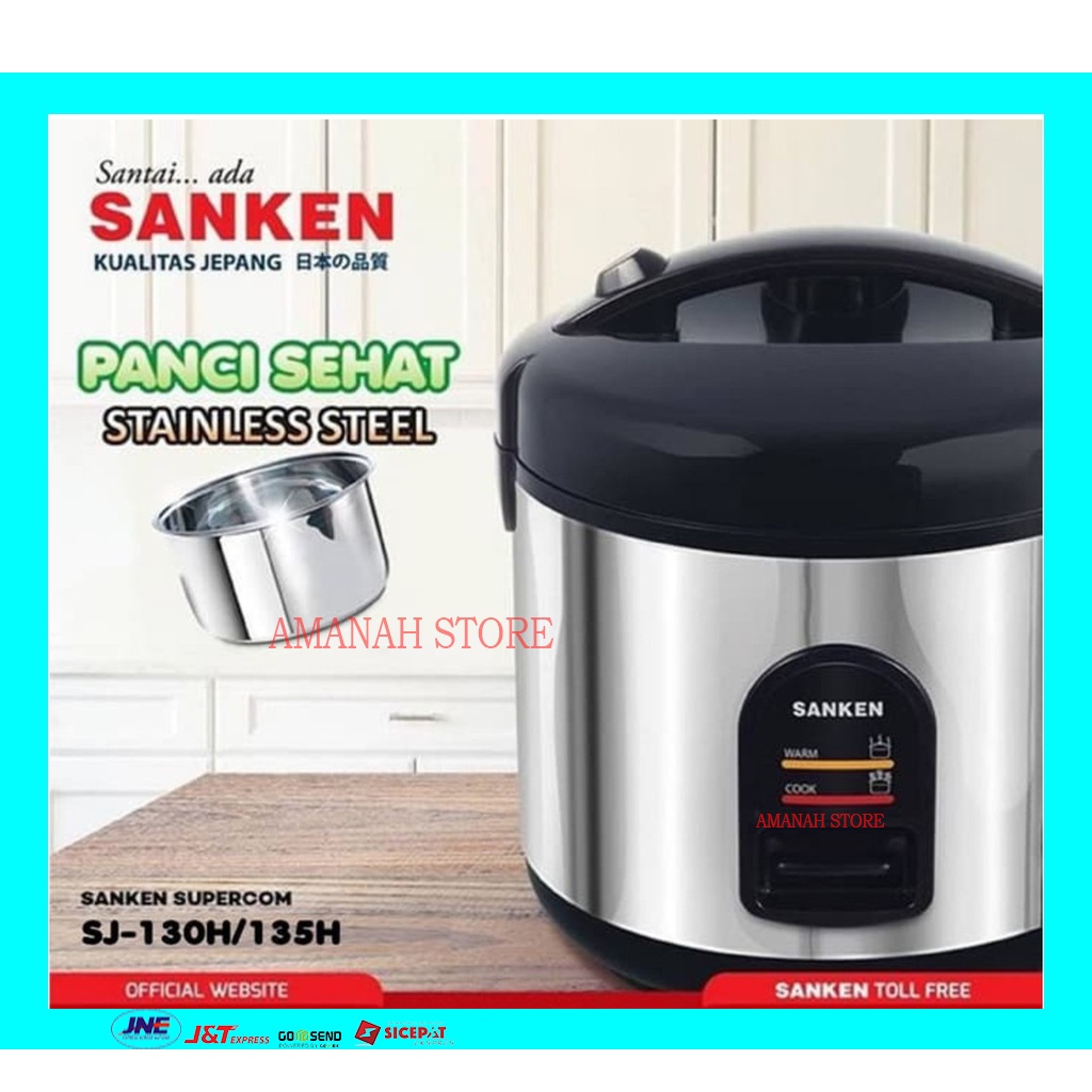 Sanken - Rice Cooker 1 Liter SJ130H -Warna Random