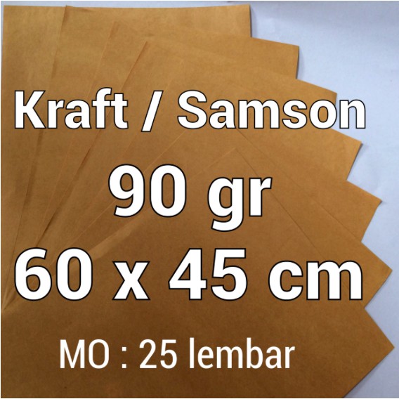 

KERTAS SAMSON PARISINDO 75 GSM 60x45 cm COKLAT HALUS VINTAGE CRAFT