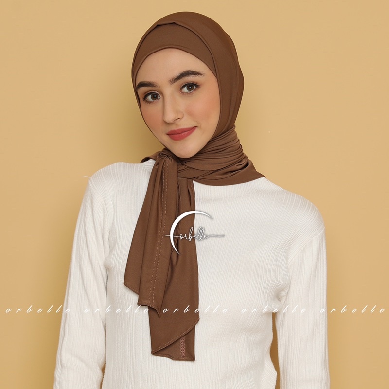 HIJAB MALAY JERSEY TALI • TIE BACK INSTAN MELAYU