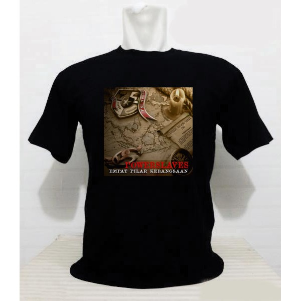 KAOS BAJU DISTRO POWERSLAVES TSHIRT MUSIK ROCK POWER SLAVES 05