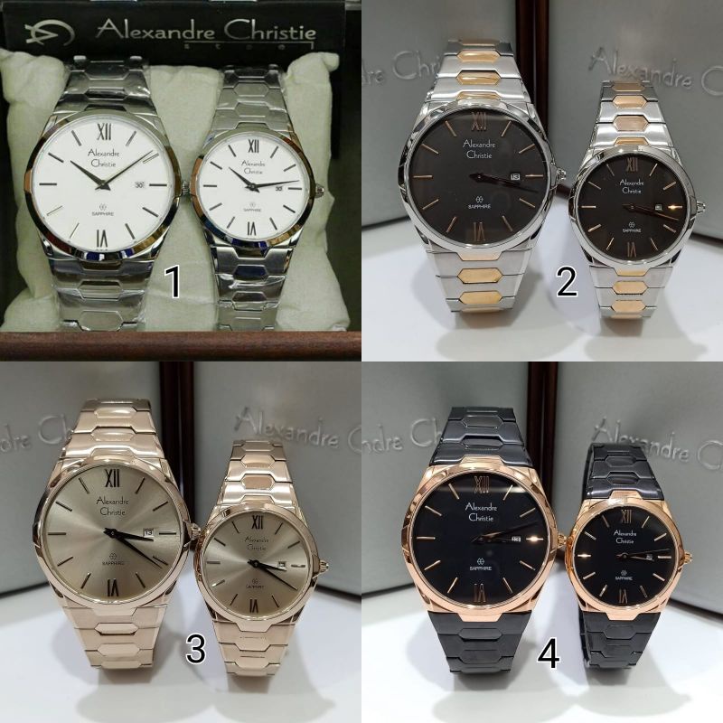 Jam Tangan Couple Alexandre Christie 8542 AC8542 AC 8542 [original]