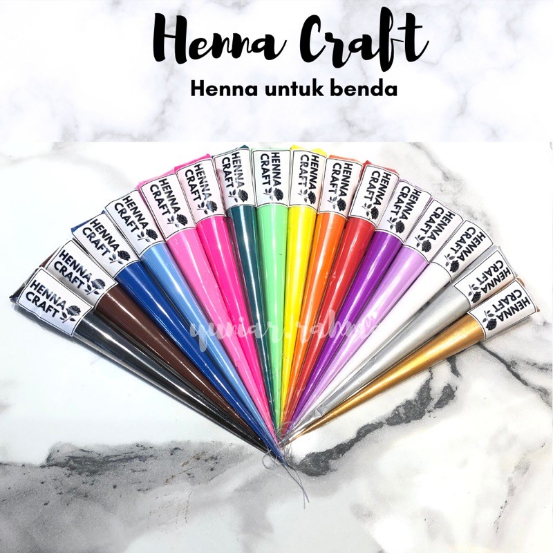 HENNA CRAFT , henna benda , henna hijab , henna case , henna gold