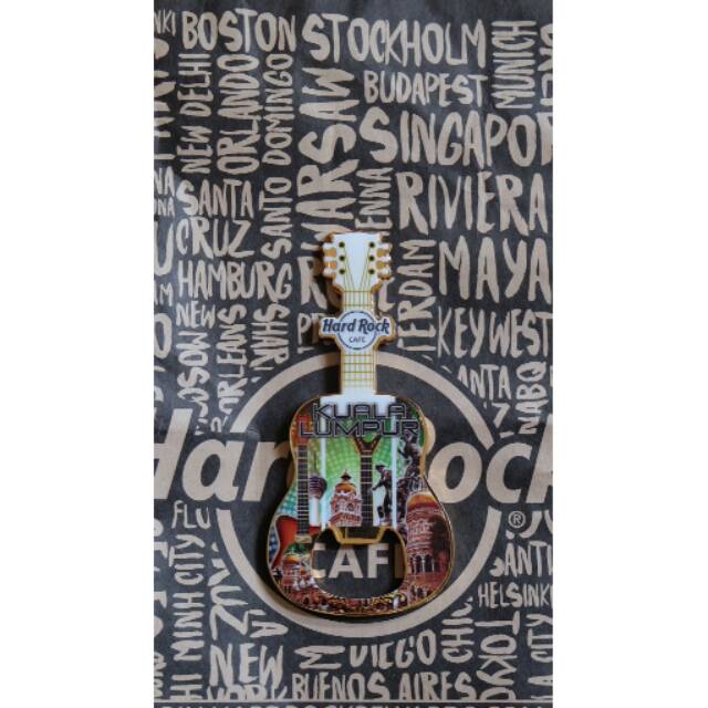 Magnet Gitar Hard Rock Cafe Kuala Lumpur Guitar
