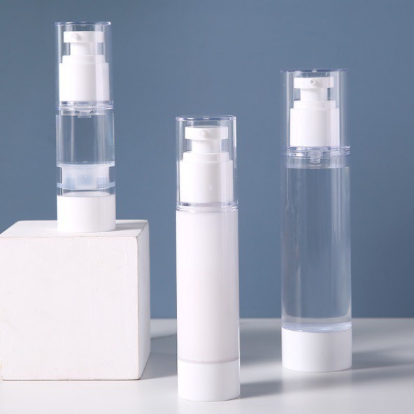 Botol Spray Transparan travelling travel  Botol Lotion Pump Bahan Plastik 30ML 50ML