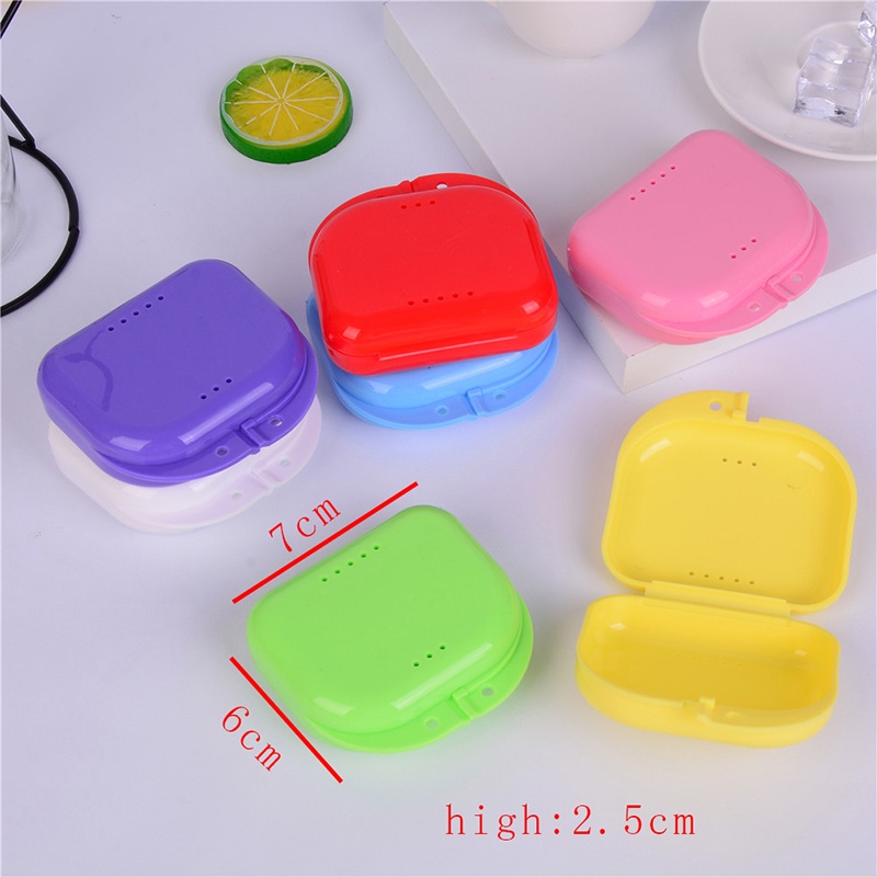 # Kaos T-Shirt Wanita Lengan Pendek Motif Print #1pc Kotak Penyimpanan Ortodontik Gigi