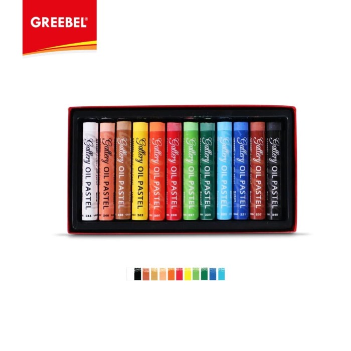 

PASTEL-DRY-OIL- GREEBEL ARTIST OIL PASTEL 12 WARNA -OIL-DRY-PASTEL.