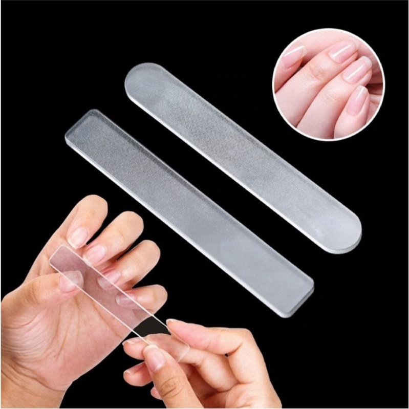 Pengkilap Kikir Kuku Kaca Nano Glass Nail File Manicure Nail Art Glowing