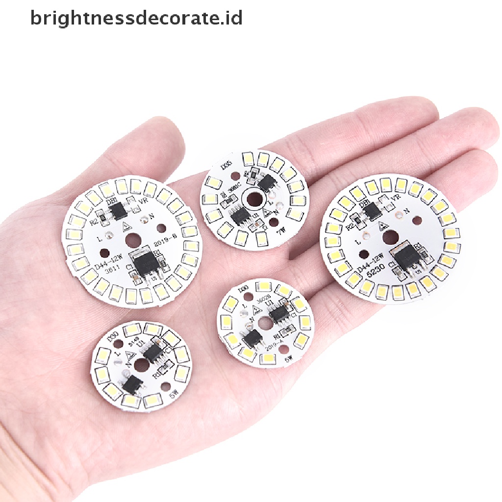 (Birth) Plat Modul Lampu Bohlam Led Smd Bentuk Bulat