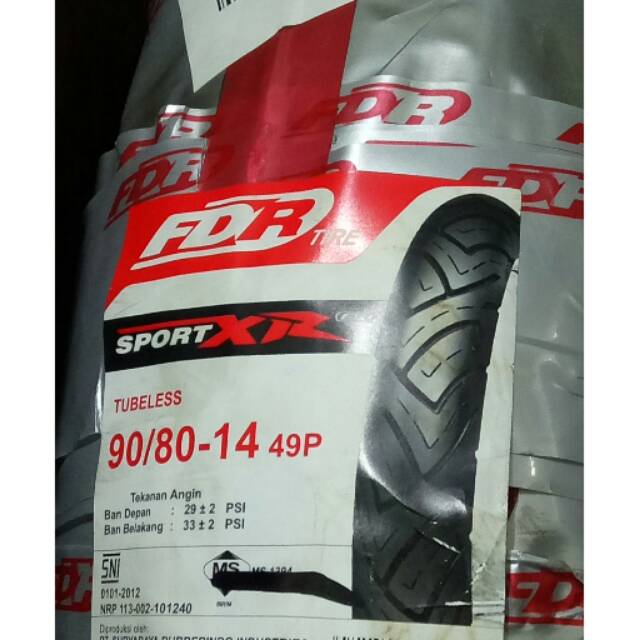 Ban FDR 90/80-14 SportXR Tubeless