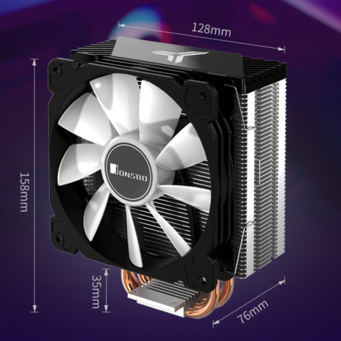 JONSBO CR-1000 CPU Fan Cooling / HSF Cooler RGB