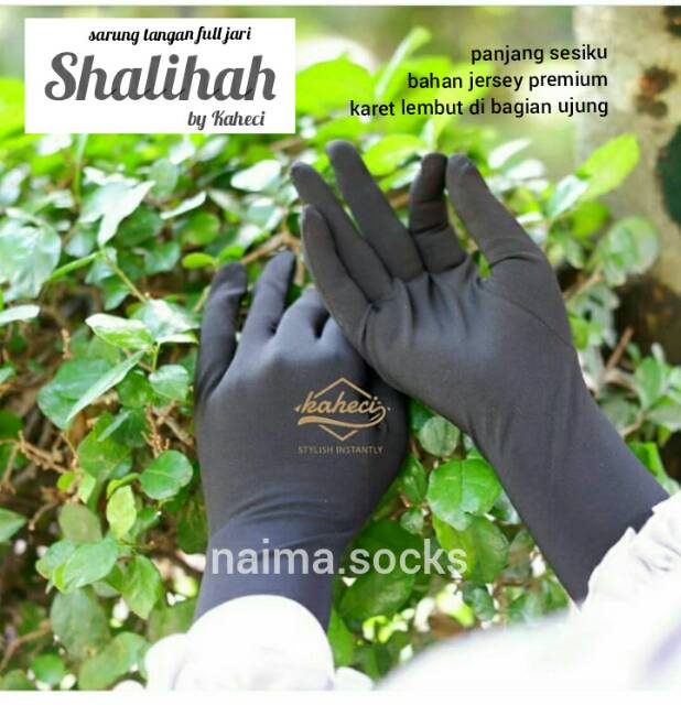 KAHECI Sarung Tangan Jersey Full Jari SHALIHAH