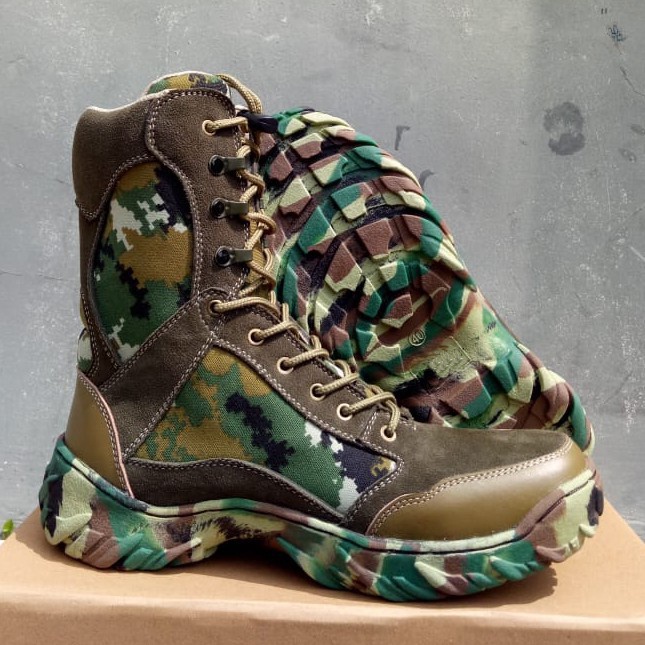 SEPATU PDL KULIT ASLI SEPATU PDL TNI SEPATU PDL LORENG KOSTRAD SEPATU PDL MILITARY AD TERLARIS MERK 