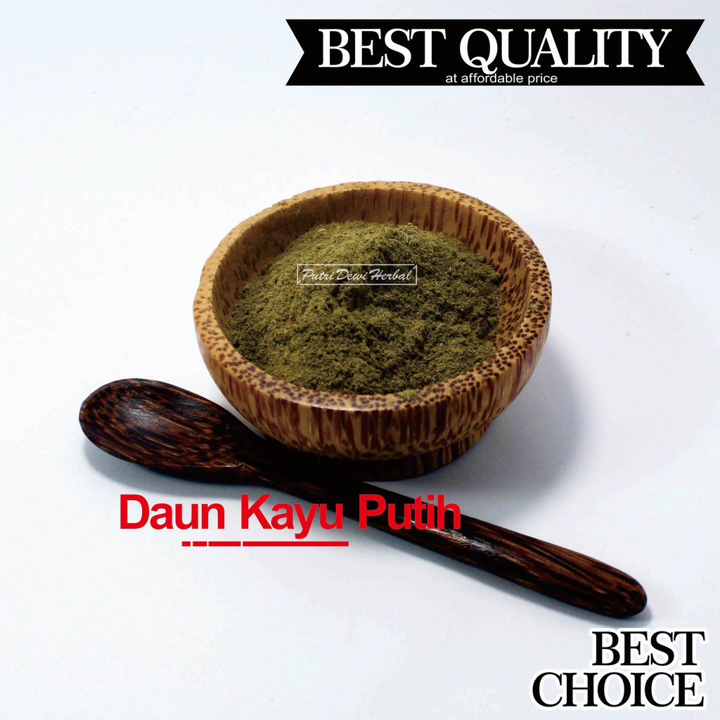 

Daun Kayu Putih Bubuk 1 Kg - 1000 Gram Asli (Serbuk Cajuput Leaf Powder)