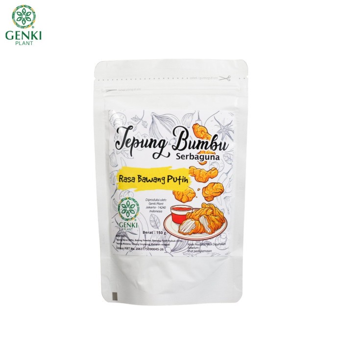 

pakai-siap-tepung-bumbu-tepung- tepung bumbu serbaguna (garlic flavour) - 150 g -tepung-bumbu-