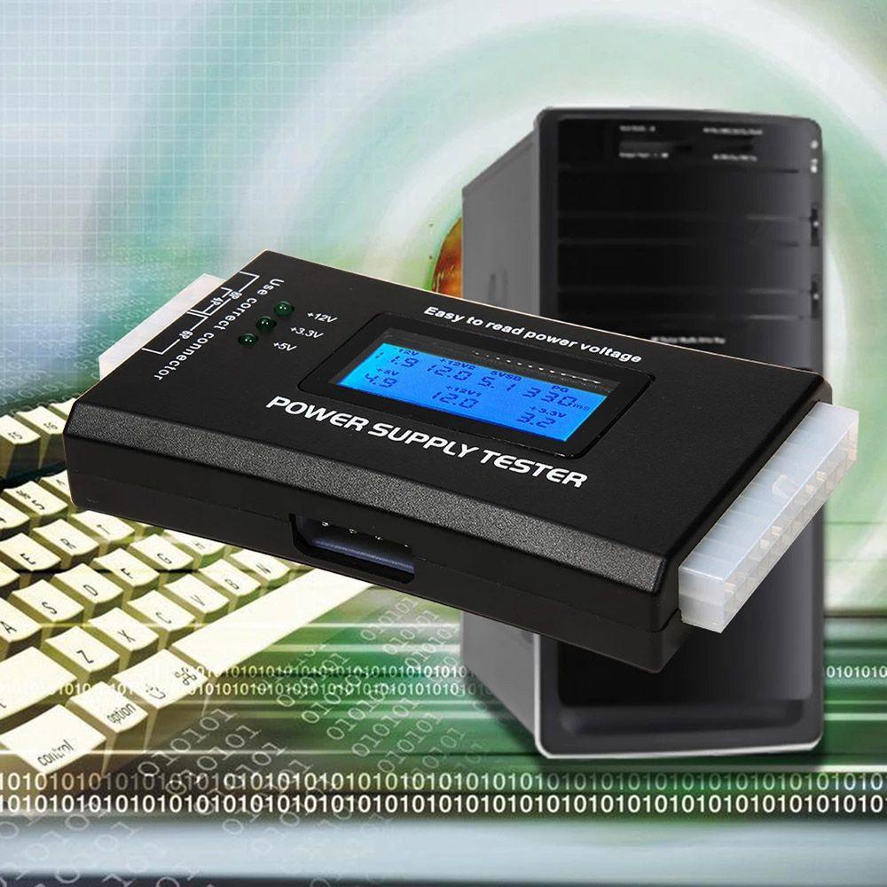 Solighter Power Supply Tester Cek Quick Digital Display Alat Tester LCD