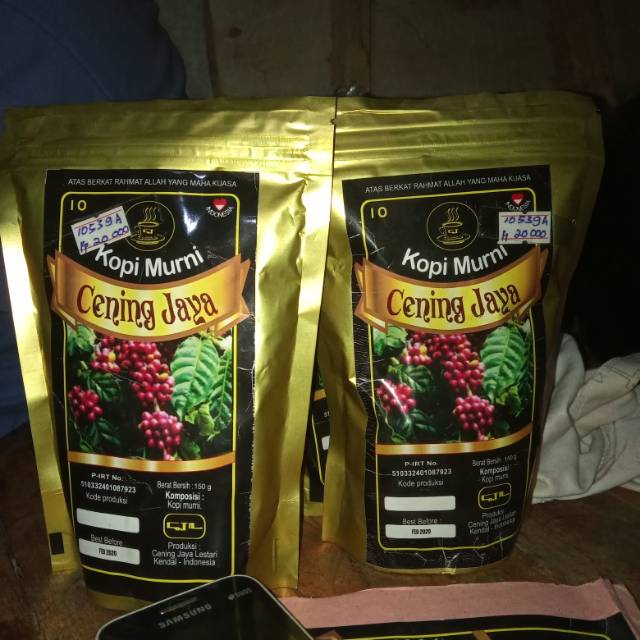 

Kopi murni cening jaya lestari