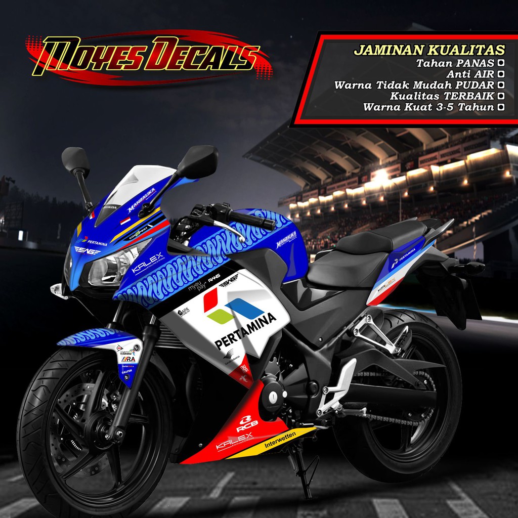 Sticker Decal Fullbody CBR 150r k45 Mandalika -  decal CBR k45 Mandalika -  stiker cbr k45 Mandalika
